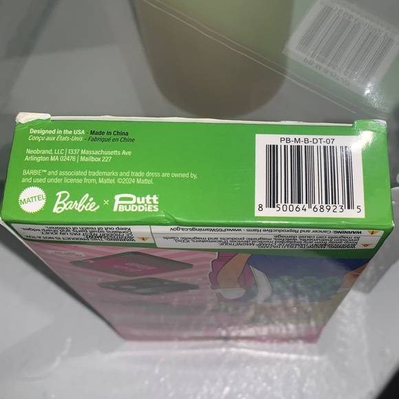 🆕- 1992 Golfing Barbie Collectable  By-Putt  Buddies Golf Set - Pink and Blue - Picture 2 of 9